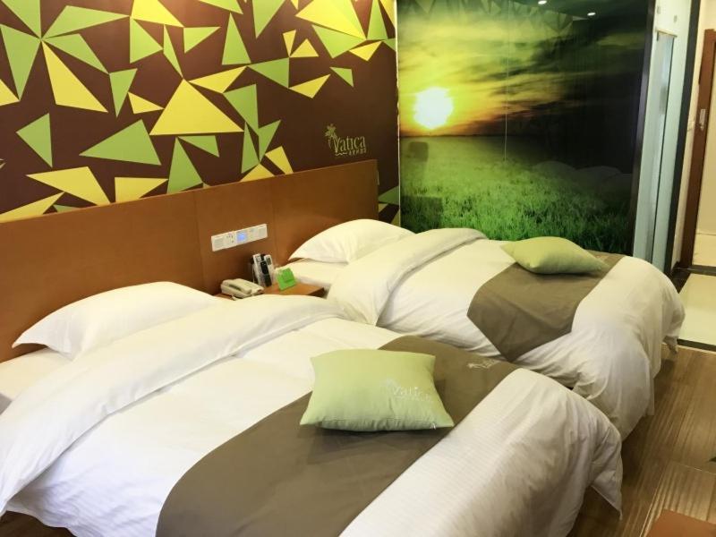 Vatica Langfang Anci District Shifan College Hotel Bagian luar foto