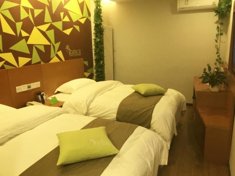 Vatica Langfang Anci District Shifan College Hotel Bagian luar foto