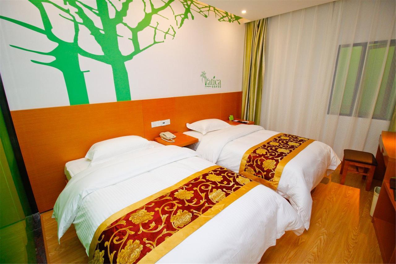 Vatica Langfang Anci District Shifan College Hotel Bagian luar foto