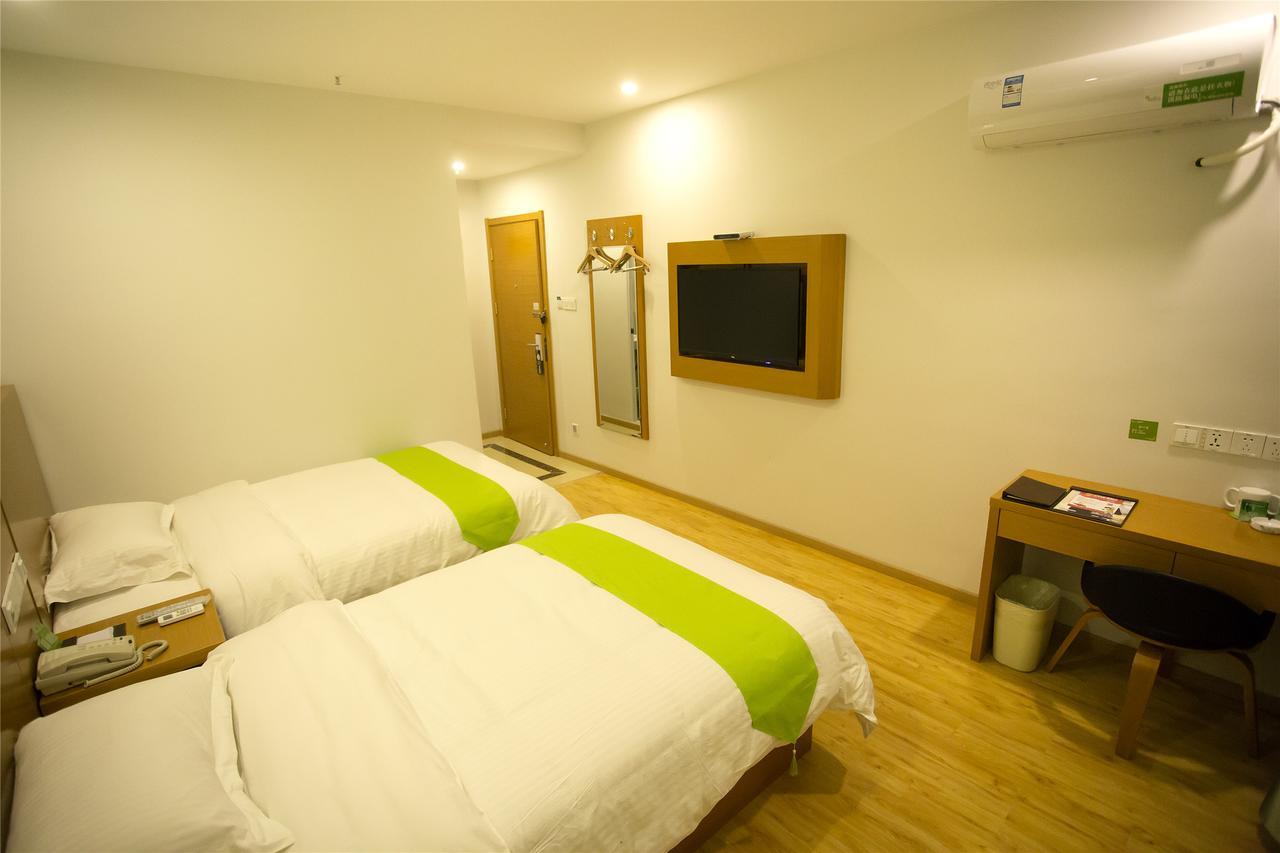 Vatica Langfang Anci District Shifan College Hotel Bagian luar foto