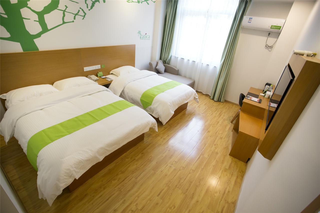 Vatica Langfang Anci District Shifan College Hotel Bagian luar foto
